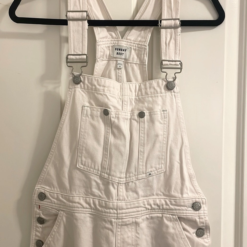 Sunday Best cream overalls